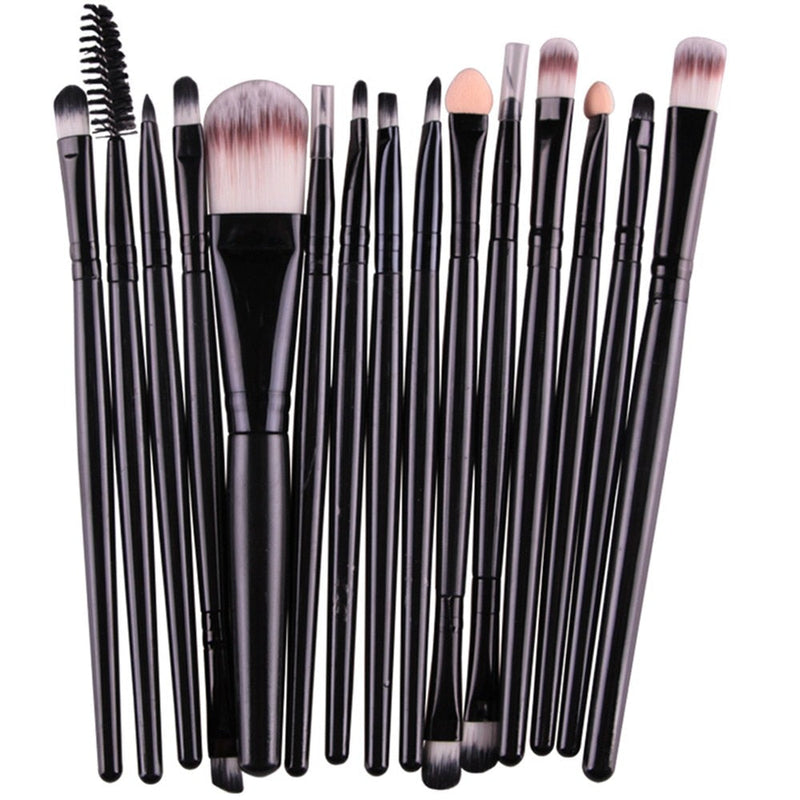 Kit 15 Pincéis Maquiagem Maange Makeup Profissional