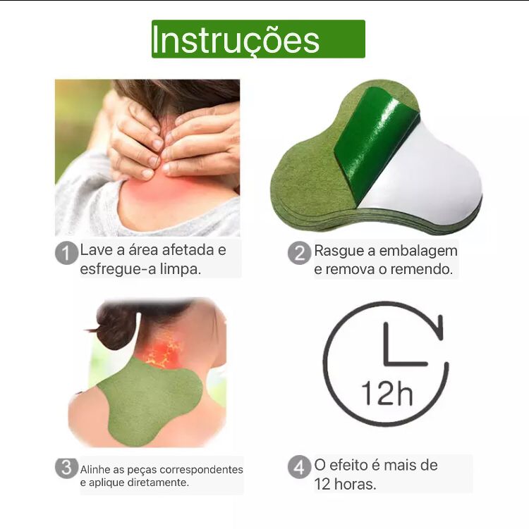 Adesivo para dores musculares- Alivio Imediato