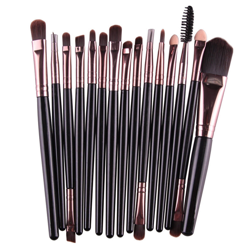 Kit 15 Pincéis Maquiagem Maange Makeup Profissional