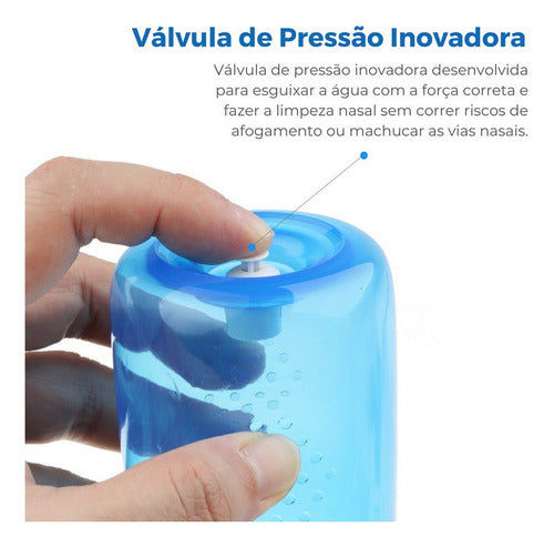 Limpador Nasal 500ML Melhora Respiração