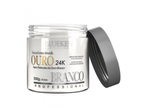 MÁSCARA LUXURIOUS OURO BRANCO BLUEKEN 500G